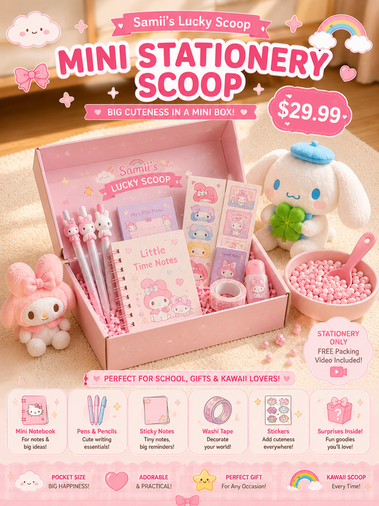 Mini Kawaii Stationary Mystery Scoop