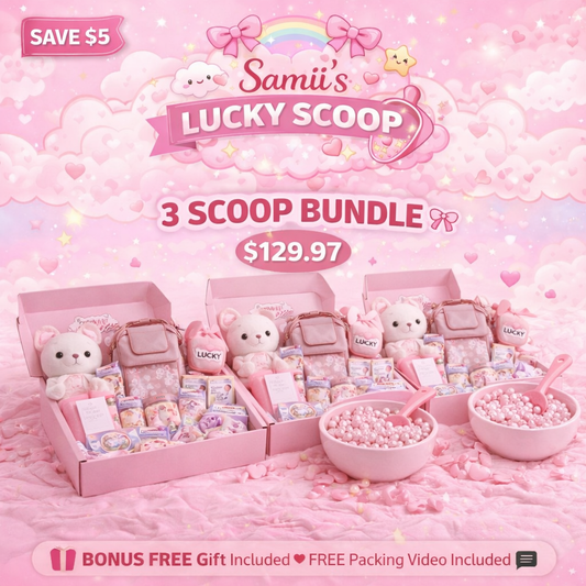 3 Lucky Kawaii Scoop + 2 Free Gifts!